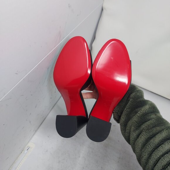 Christian Louboutin Black Jane Leather Heel Sandal - Picture 2 of 11